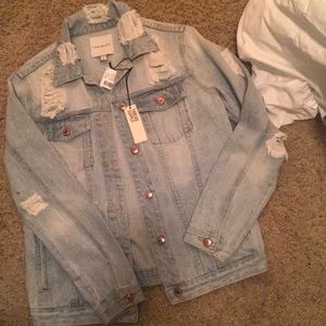 Thread and supply denim jacket